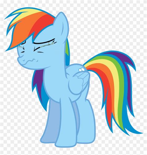 Uploaded - Mlp Rainbow Dash Sad Clipart (#382786) - PikPng