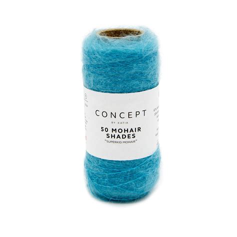 Katia Concept 50 Mohair Shades 26 Turquoise Wolwinkel VAN DRAAD