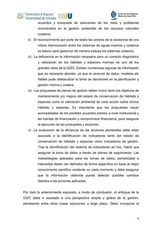 La Planificaci N Integrada Costera Y Marina Pdf