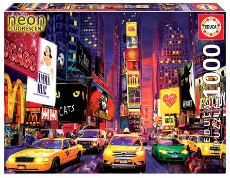 Puzzle 1000 El Times Square Nowy Jork Fluorescencyjne Sklep