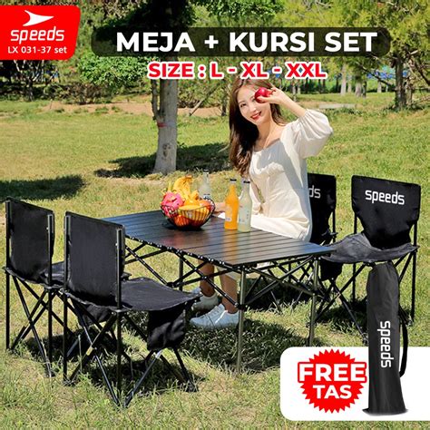 Jual Speeds Meja Lipat Kursi Lipat Set Outdoor Indoor Folding Table