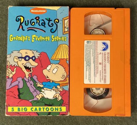 Rugrats Grandpas Favorite Stories Vhs 1997 For Sale Online Ebay