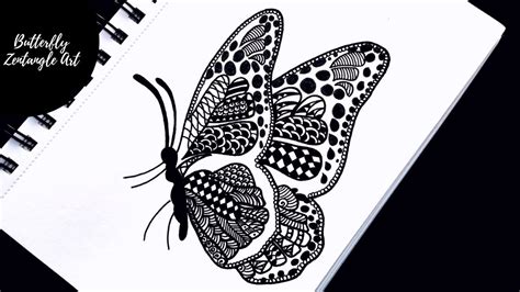 Zentangle Butterfly