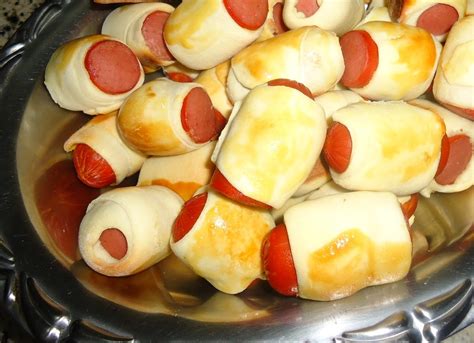 Enroladinho de salsicha assado Amando Cozinhar Receitas Fáceis e rápidas