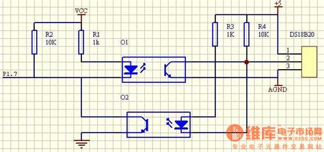 单线双向通信的光耦隔离电路图 捷配电子市场网