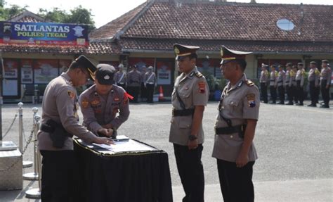 Dua Jabatan Kapolsek Di Polres Tegal Dirotasi