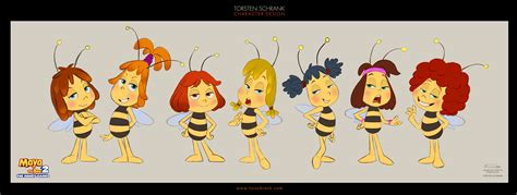 Maya the Bee 2: The Honey Games - Chelsea and Sandra concept art - Maya ...