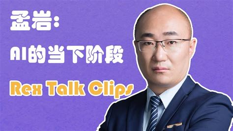 Solv 孟岩：现阶段的人工智能ai与强人工智能agi Rex Talk Clips Youtube