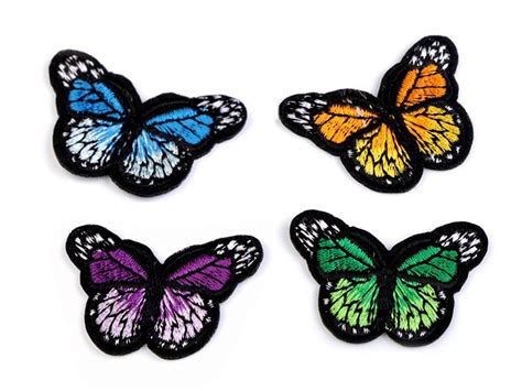 Petit Patch Thermocollant Papillon Mercerie Et Tissus STOKLASA