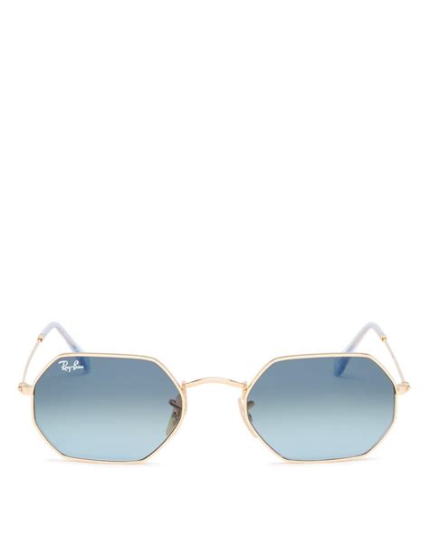 Ray Ban Ray Ban Unisex Octagonal Sunglasses In Blue Lyst