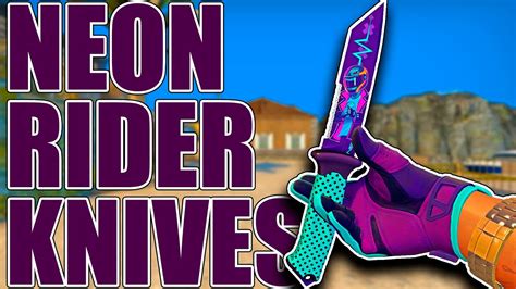 Neon Rider Knives Concept ★ Cs Go Showcase Youtube