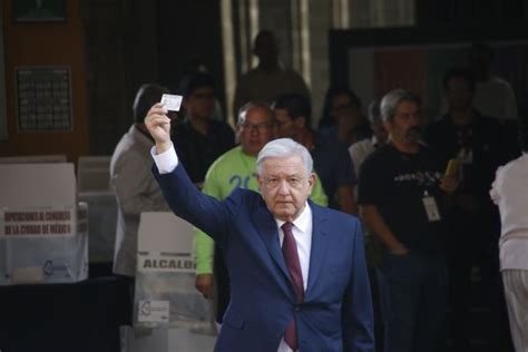 Amlo Acude Por Ltima Vez A Las Urnas Como Presidente