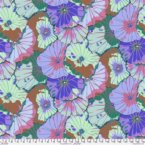 Lotus Leaf Blue Kaffe Fassett Collective Classics I Fenwick Fabrics