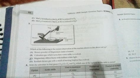 62 Oswaal Cbse Sample Question Papers Science Of Sample Question Peptrs