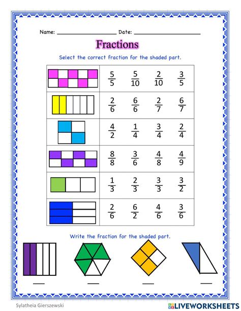 Identifying Fractions Of The Shaded Area Artofit