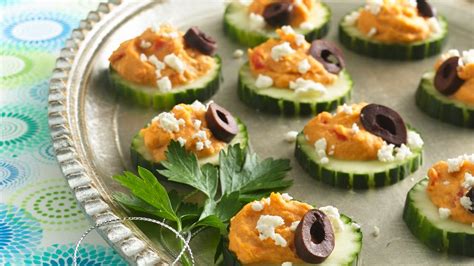 Cucumber Hummus Stacks Recipe