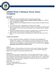 NR305 Week 3 IHuman Nurse Notes Cardiovascular Assessment Course Hero