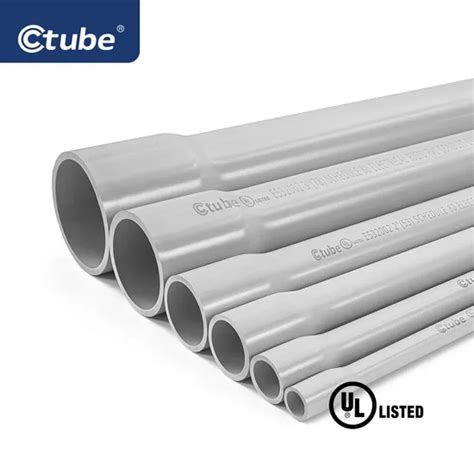 Ctube UL Listed Manufacturer Schedule 80 PVC Conduit 2 3 Inch PVC