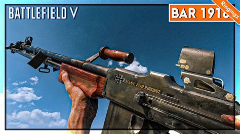 มหากาฬปืนบายิงทะลุเมพ Battlefield V รีวิว Bar M1918a2 Youtube