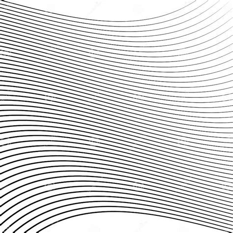 Geometric Waving Wavy Parallel Lines Ripple Twisted Lines Pattern