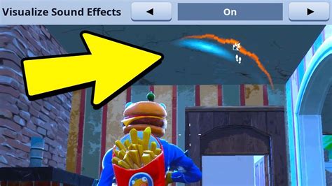 How To Apply Visual Sound Effects On Console Pc Fortnite Youtube