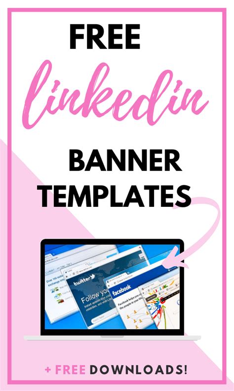 Free Linkedin Banner Templates Linkedin Banner Social Media Calendar