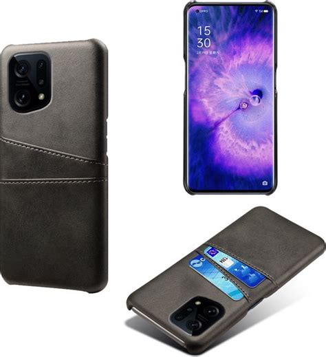 Back Cover Met Opbergvakjes Pmma Screenprotector Voor Oppo Find X