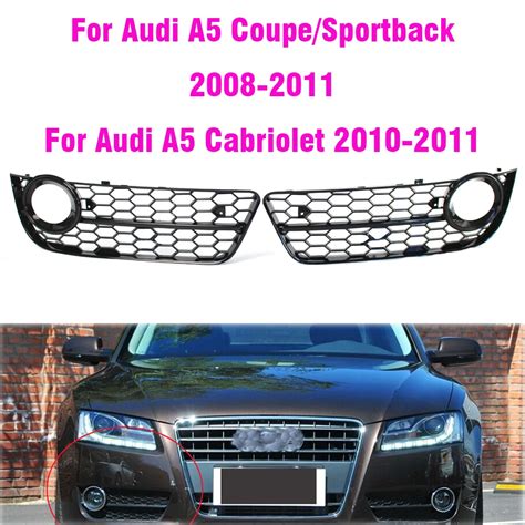 Car Front Bumper Fog Light Lamp Grille Grill Cover Mesh Honeycomb Hex