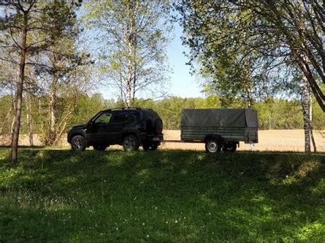 Нива Тревел и прицеп МЗСА. - YouTube