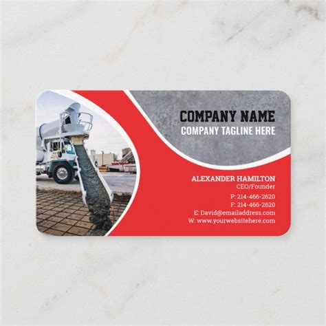 Construction Business Card Templates | BizCardStudio