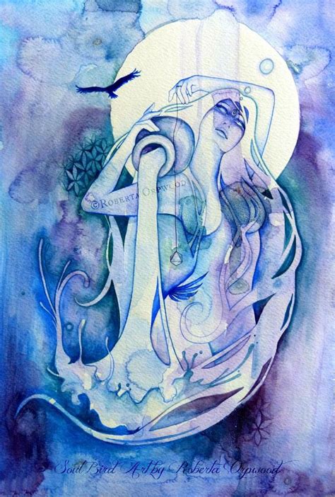 Aquarius Zodiac Goddess Art Print A4 Etsy Uk Aquarius Art Astrology Art Print Astrology Art