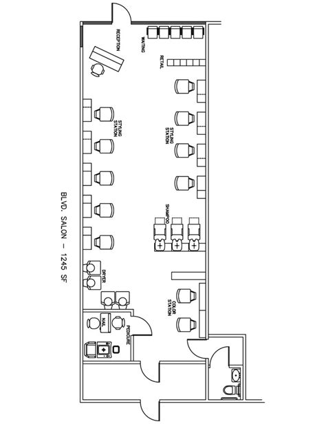 Salon Floor Plan Designer Free Floorplansclick