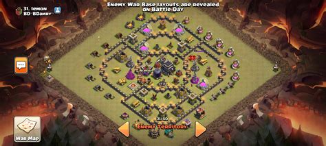 How To Attack As A Th7 In War Base R Clashofclans