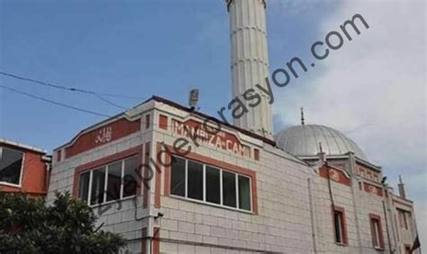 Şahintepe İmam Rıza Camii Taraklı Mozaik Sıva Boz Yapı Dekorasyon