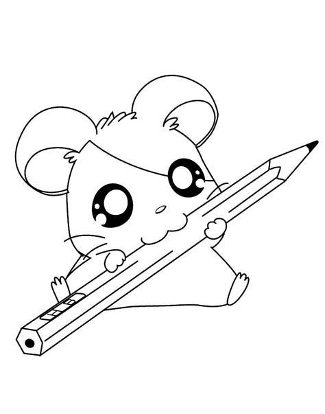 Coloriage Hamtaro Gratuit télécharger et imprimer gratuit sur