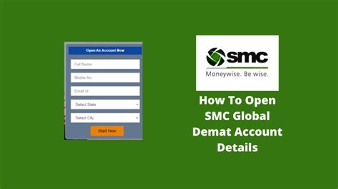 How To Open Smc Global Demat Account Step By Step Guide