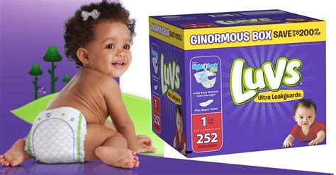 Sams Club Luvs Diapers Ginormous Boxes Only Shipped Any Size