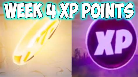 Fortnite Week 4 Xp Coins All Locations Youtube