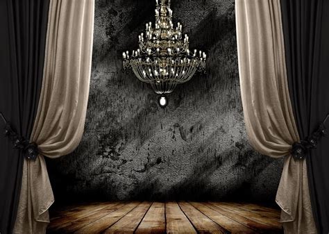 Amazon BELECO 9x6ft Fabric Luxury Chandelier Backdrop For