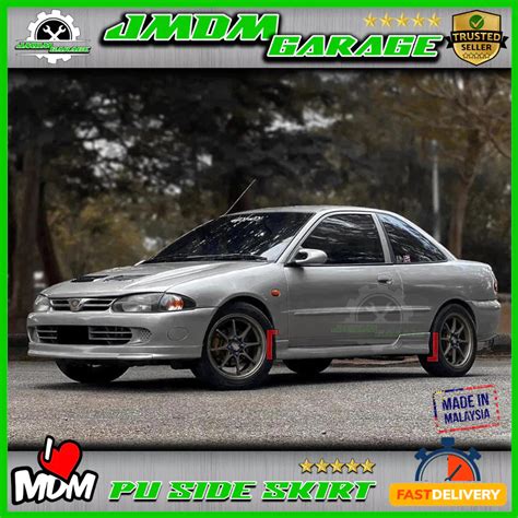 JDM MIVEC CYBORGSide Skirt JMDM Proton Putra Satria 1st PU