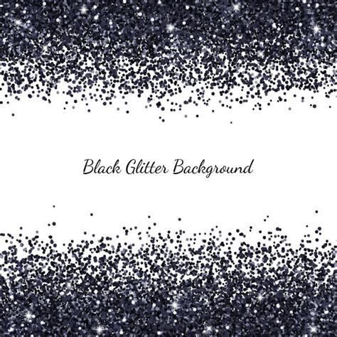 Black And White Glitter Background