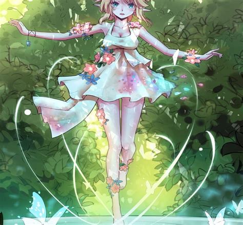 Anime Water Fairy Drawing