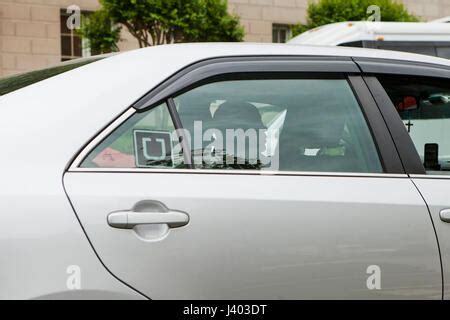 Uber sticker on car window - USA Stock Photo - Alamy