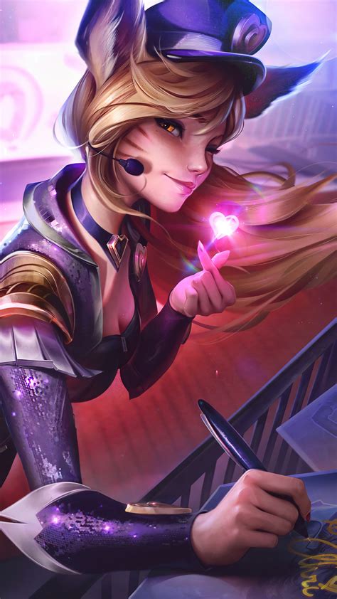 Popstar Ahri Asu Lol Skin 4k 8k 6501j Wallpaper Pc Desktop