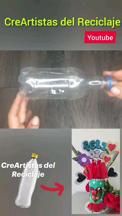 Genial Detalle con BOTELLA PLÁSTICA RECICLADA CreArtistas del Reciclaje