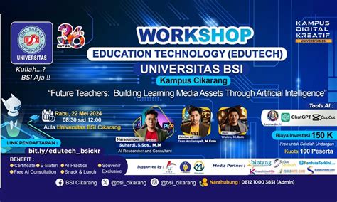 Universitas BSI Kampus Cikarang Adakan Workshop Edutech Membangun Aset