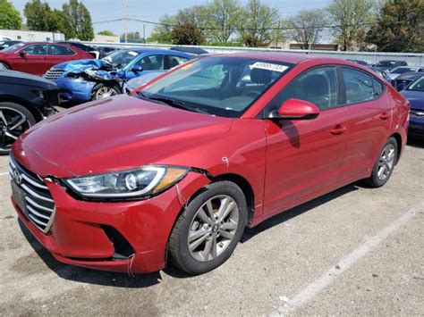 2017 Hyundai Elantra SE KMHD84LF0HU245320 Bid History BidCars