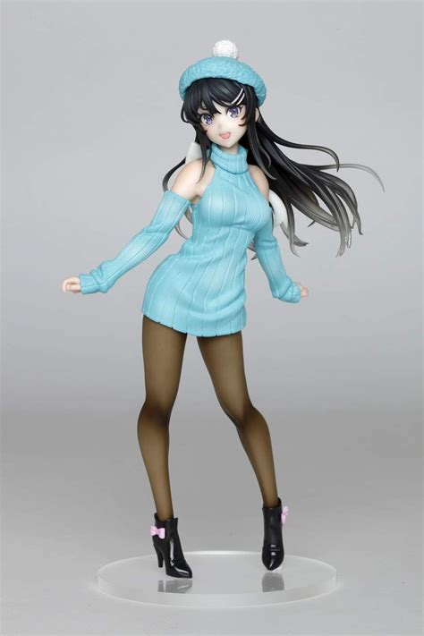 Taito Rascal Series Coreful Figure Sakurajima Mai Newly Written Knit Dress Ver Multiple Colors