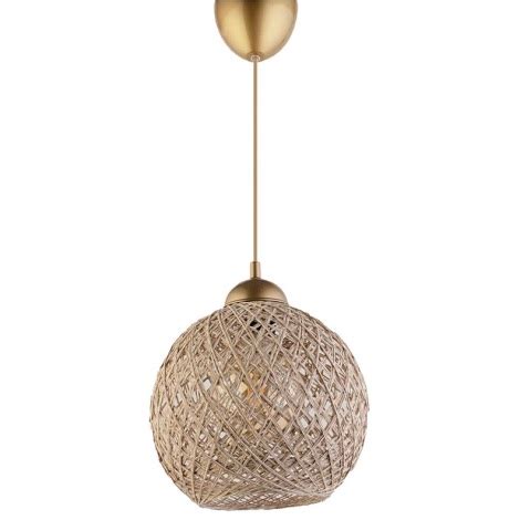 Suspension Filaire Jute Xe W V Beige Lumimania