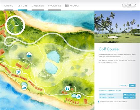 Fijian Resort Interactive Map - Andrea Muller Design Portfolio